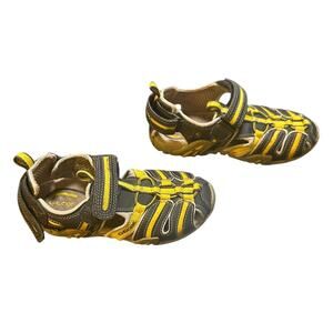 Boys Size 13 GEOX Yellow and Navy Sandals
